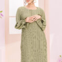 Alia Pleated Sage Green