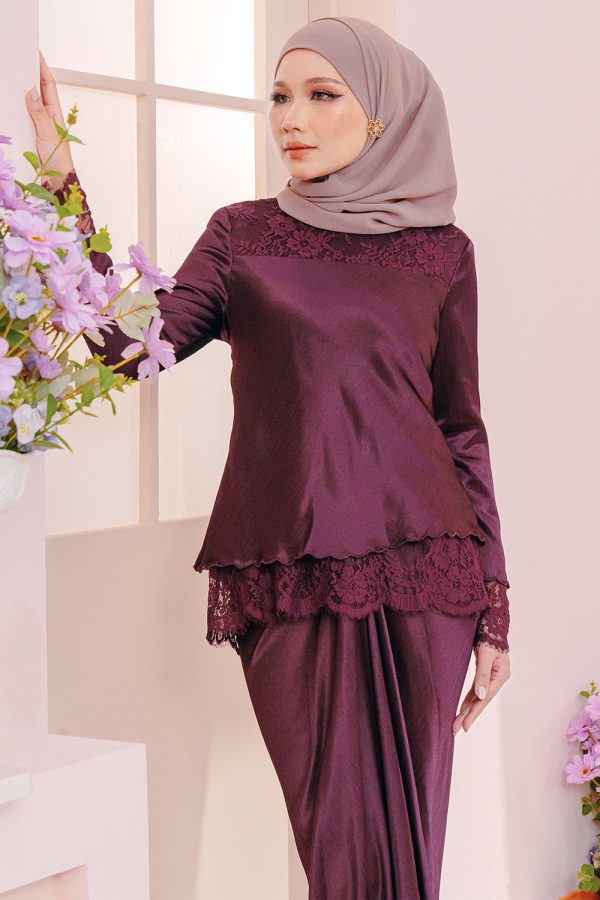 Heather Kurung - Eggplant Heather Kurung - Eggplant