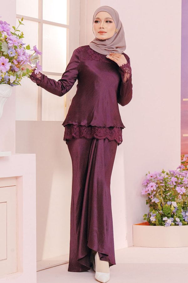 Heather Kurung - Eggplant Heather Kurung - Eggplant