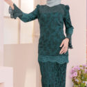 Zahara Kurung - Emerald Green