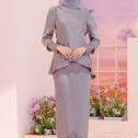 Daisy Kurung - Greyish Purple