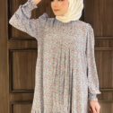 Melissa Dress - Blue Floral 