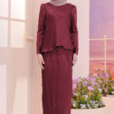 Daisy Kurung - Maroon