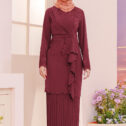 Ivy Kurung - Maroon