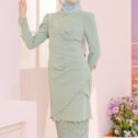 Dahlia Kurung - Mint Green