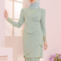 Dahlia Kurung - Mint Green