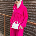 Lily Cargo Set - Hot Pink