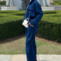 Lily Cargo Set - Navy Blue