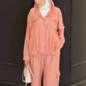 Lily Cargo Set - Coral