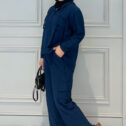 Lily Cargo Set - Navy Blue