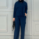 Lily Cargo Set - Navy Blue