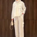 Lily Cargo Set - White