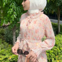 Lindy Dress - Salmon Pink