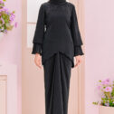 Magnolia Kurung - Black