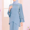 Magnolia Kurung - Blue