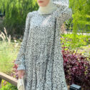 Melissa Dress - White Floral 