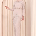 Orchid Kurung -  Nude Latte