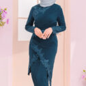 Rosy Kurung - Teal Blue