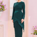 Rosy Kurung - Emerald Green