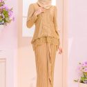 Tulip Kurung - Nude Gold