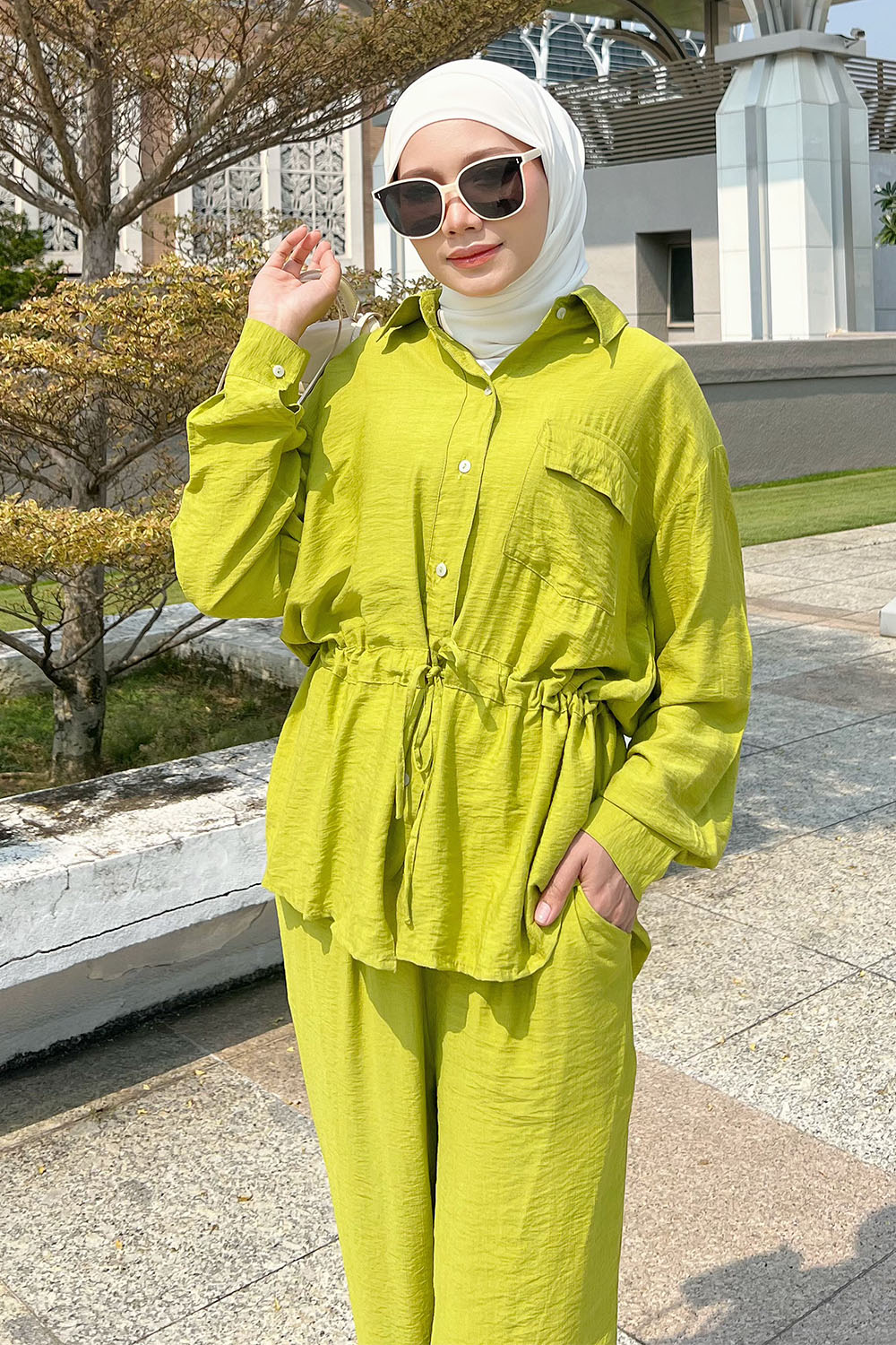 LAGUNA Set in LIME GREEN main image 0