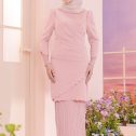 Dahlia Kurung - Flamingo Pink