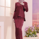 Daisy Kurung - Maroon