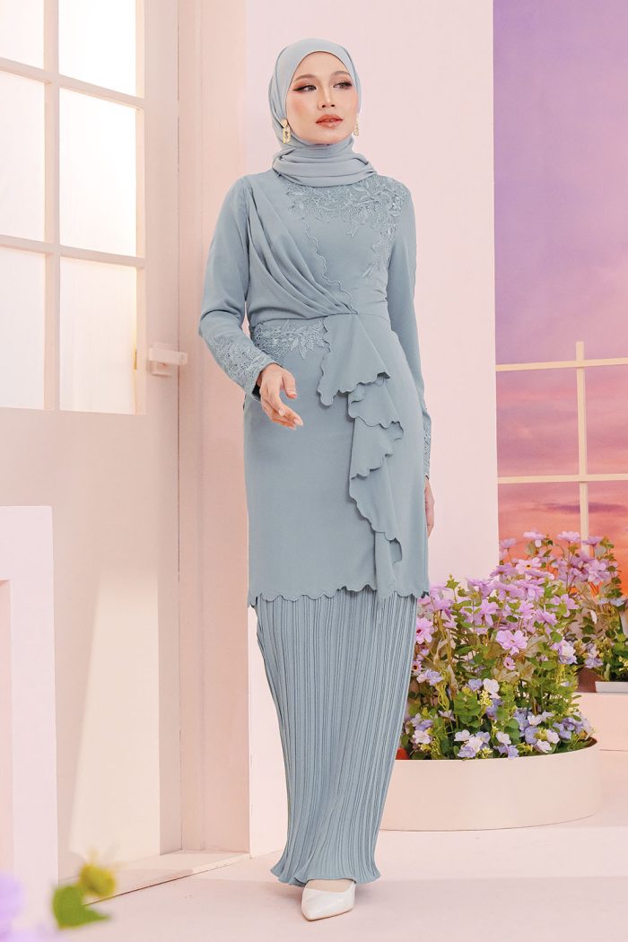 Ivy Kurung - Sky Blue