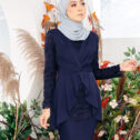 Melissa Kurung Navy Blue