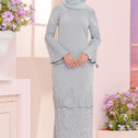 Ariel Pleated Kurung 3.0 - Powder Blue