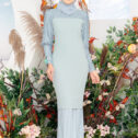 Sabrina Kurung Blueish Green