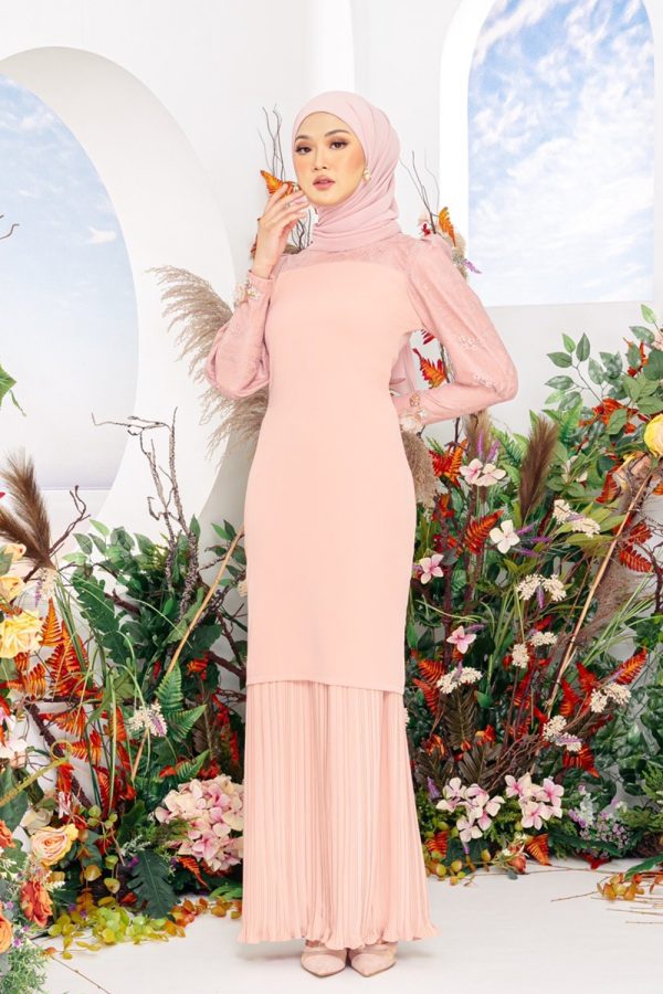 Sabrina Kurung Salmon Pink 