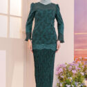 Zahara Kurung - Emerald Green