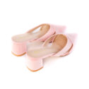 Aria Low Heels Mules - Pink