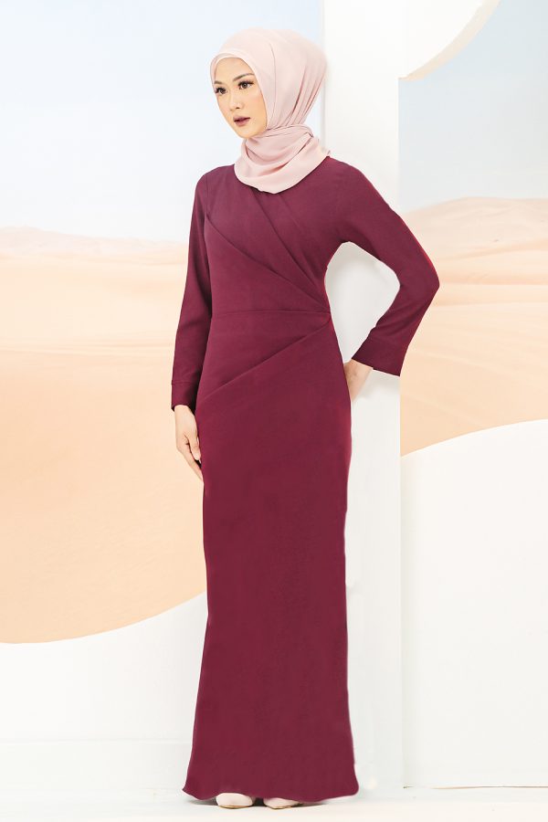 Luna Dress 4.0 Maroon