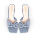 Ivy Low Heels Mules - Blue