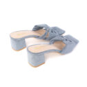 Ivy Low Heels Mules - Blue