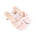 Ivy Low Heels Mules - Light Pink 