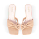 Ivy Low Heels Mules - Nude