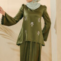 Lily Kurung Olive Green