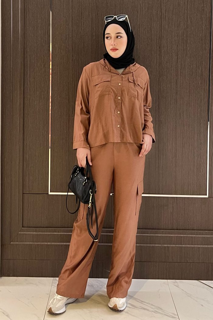 Lily Cargo Set - Brown