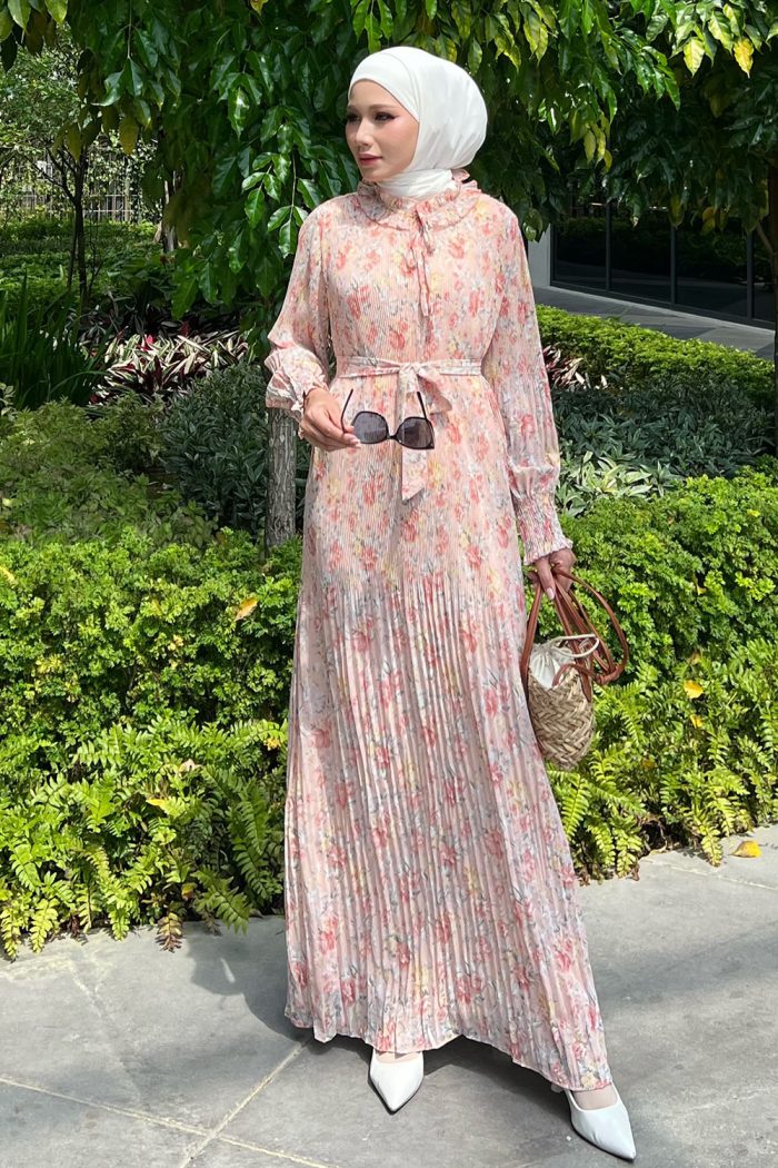 Lindy Dress - Salmon Pink