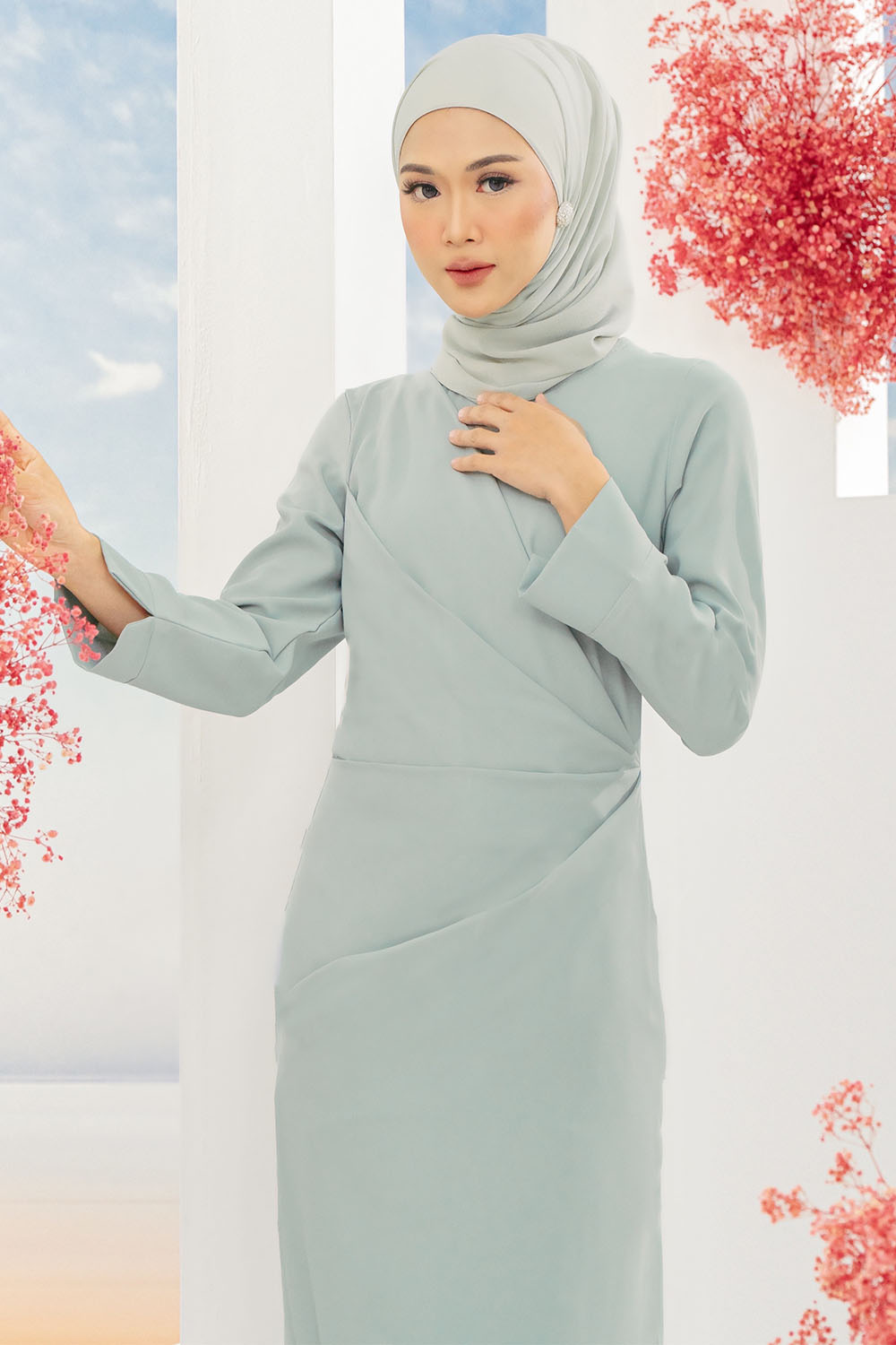 Luna Dress 5.0 Powder Blue