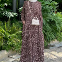 Melissa Dress - Brown Floral