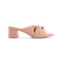 Milly Low Heels Mules - Nude Beige