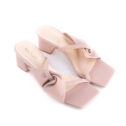 Milly Low Heels Mules - Pink