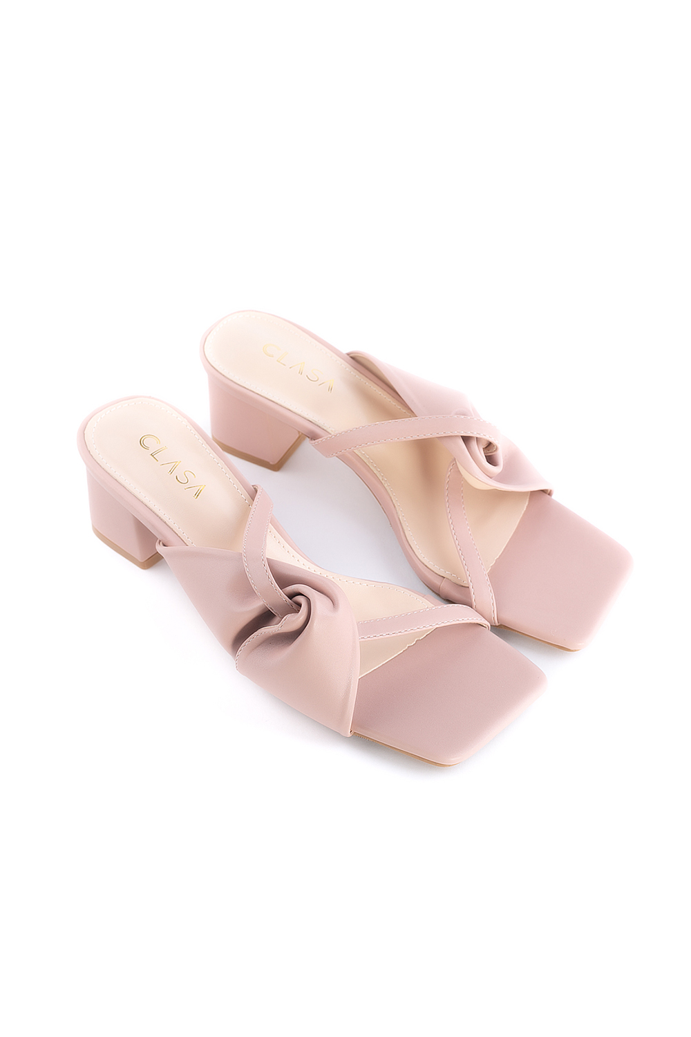 Milly Low Heels Mules - Pink