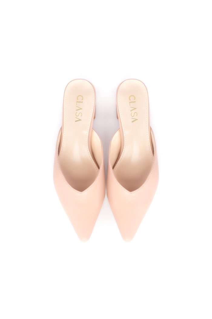 Sandy Low Heels Mules - Pink
