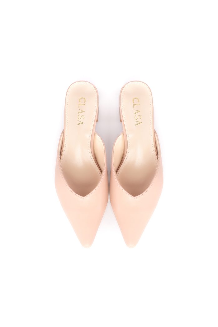 Sandy Low Heels Mules - Pink