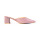 Sandy Low Heels Mules - Mauve